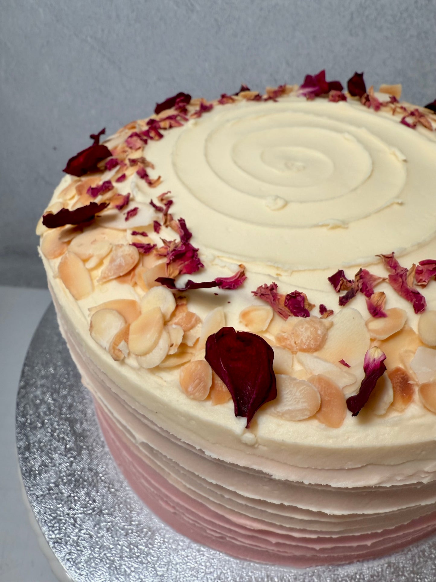 Rose & Almond Ombré Cake