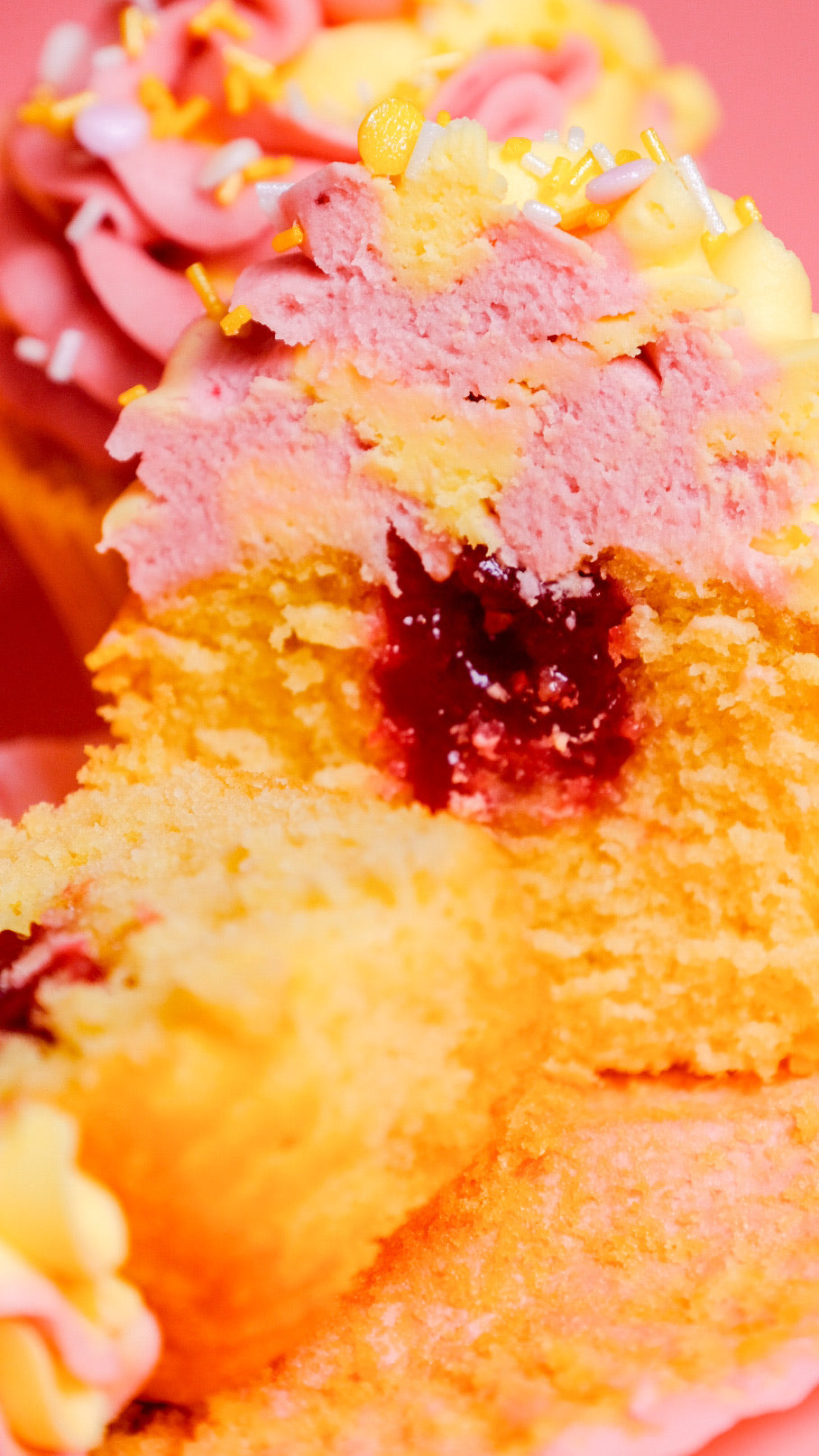 Raspberry Lemonade Cupcakes