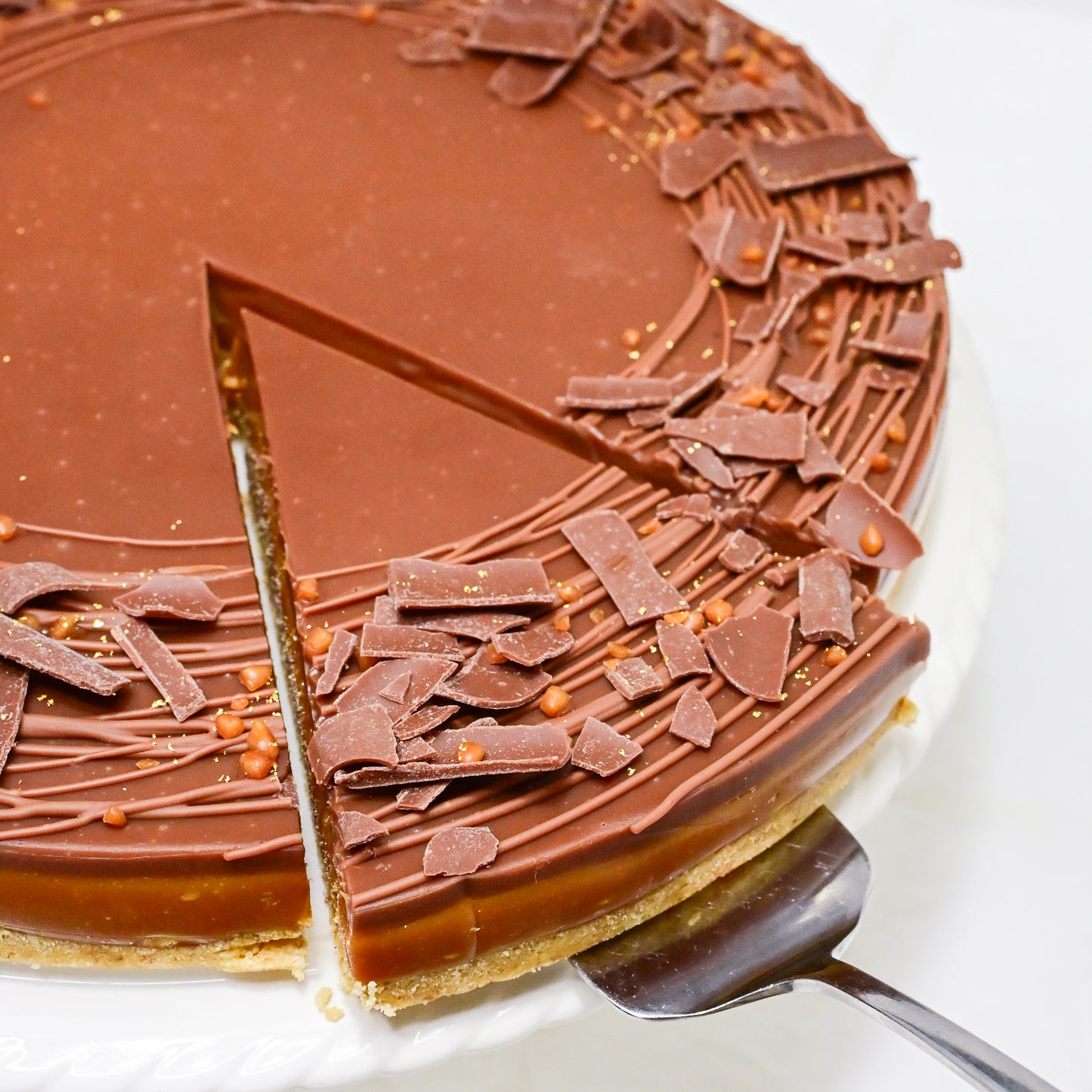 Caramel & Milk Chocolate Tart