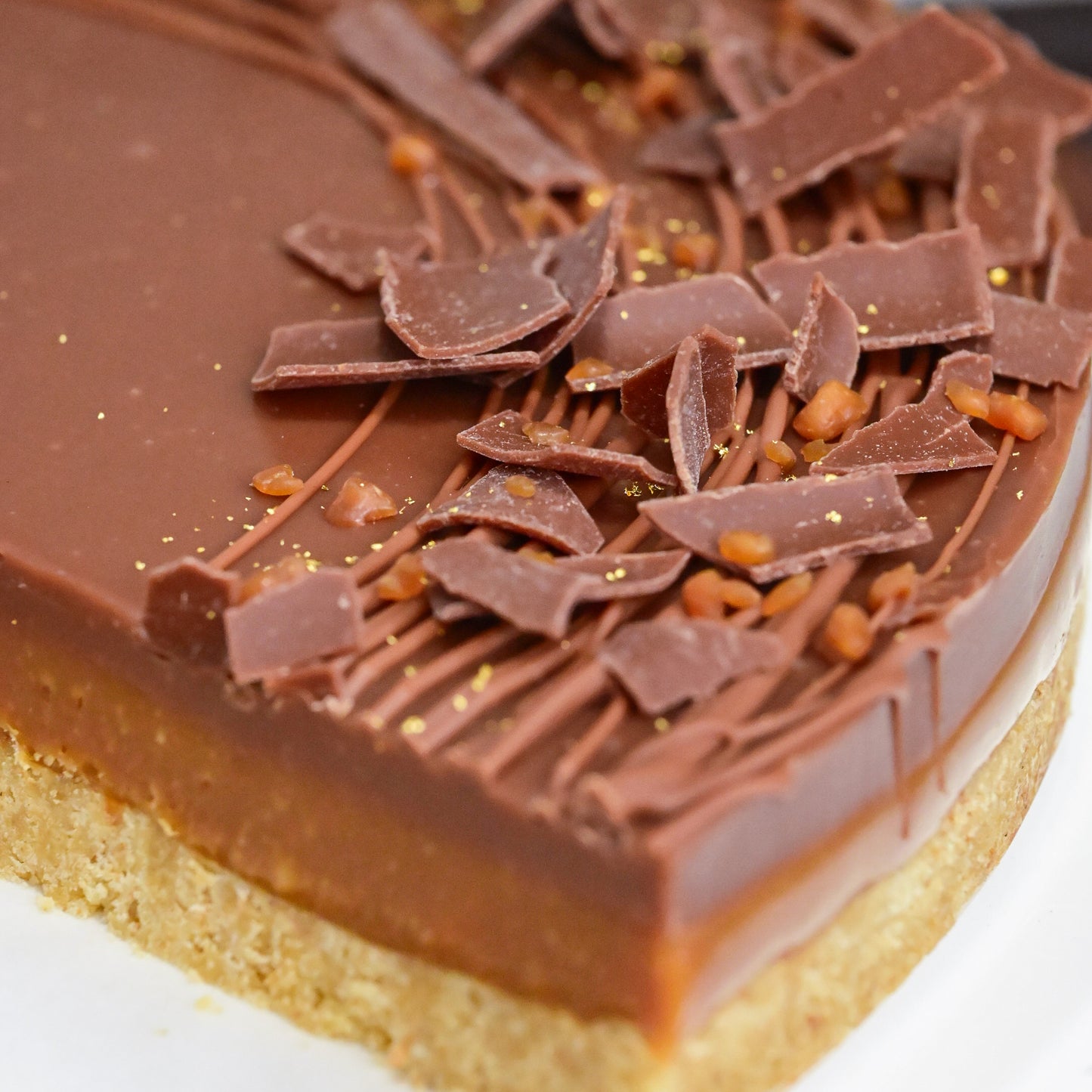 Caramel & Milk Chocolate Tart