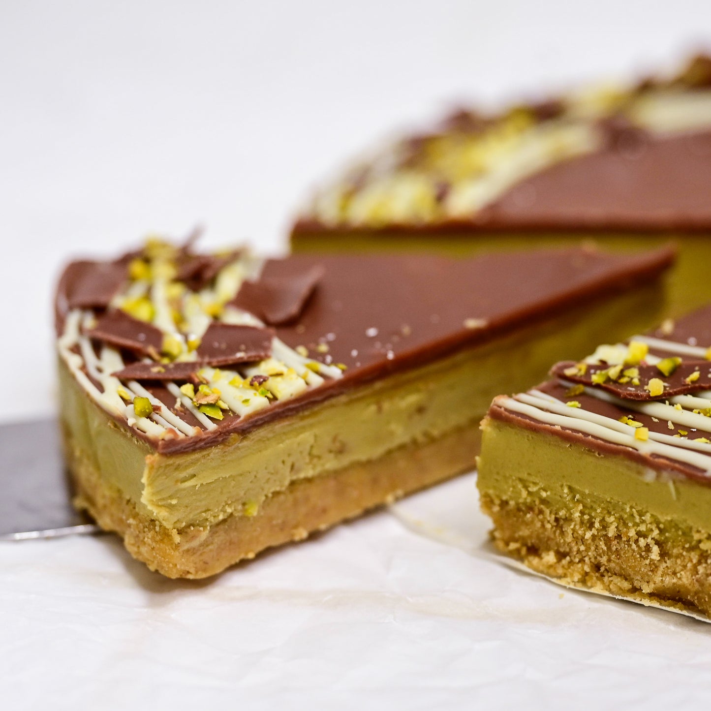 Dubai Pistachio Chocolate Tart