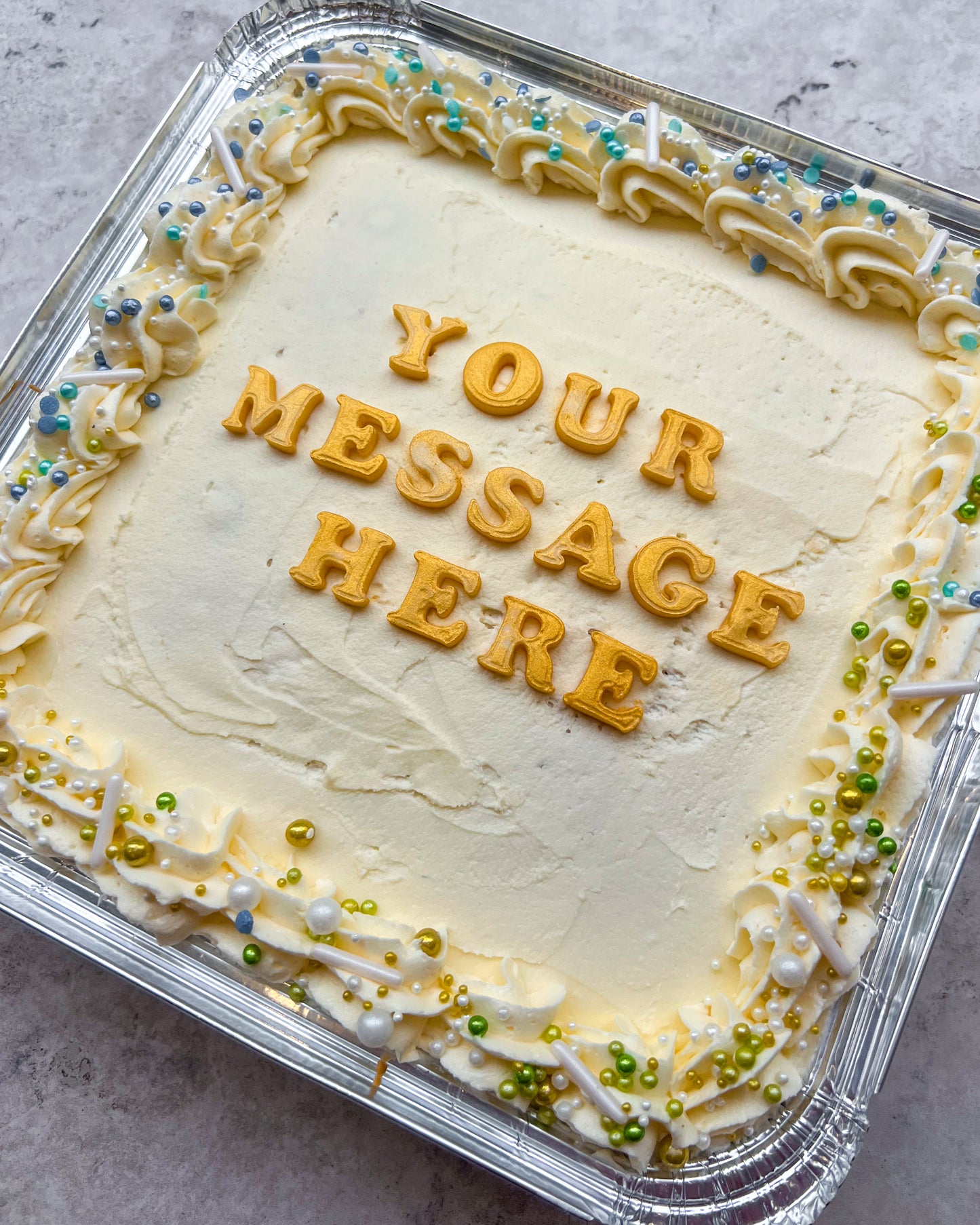 Customised Celebration Sheet Cake