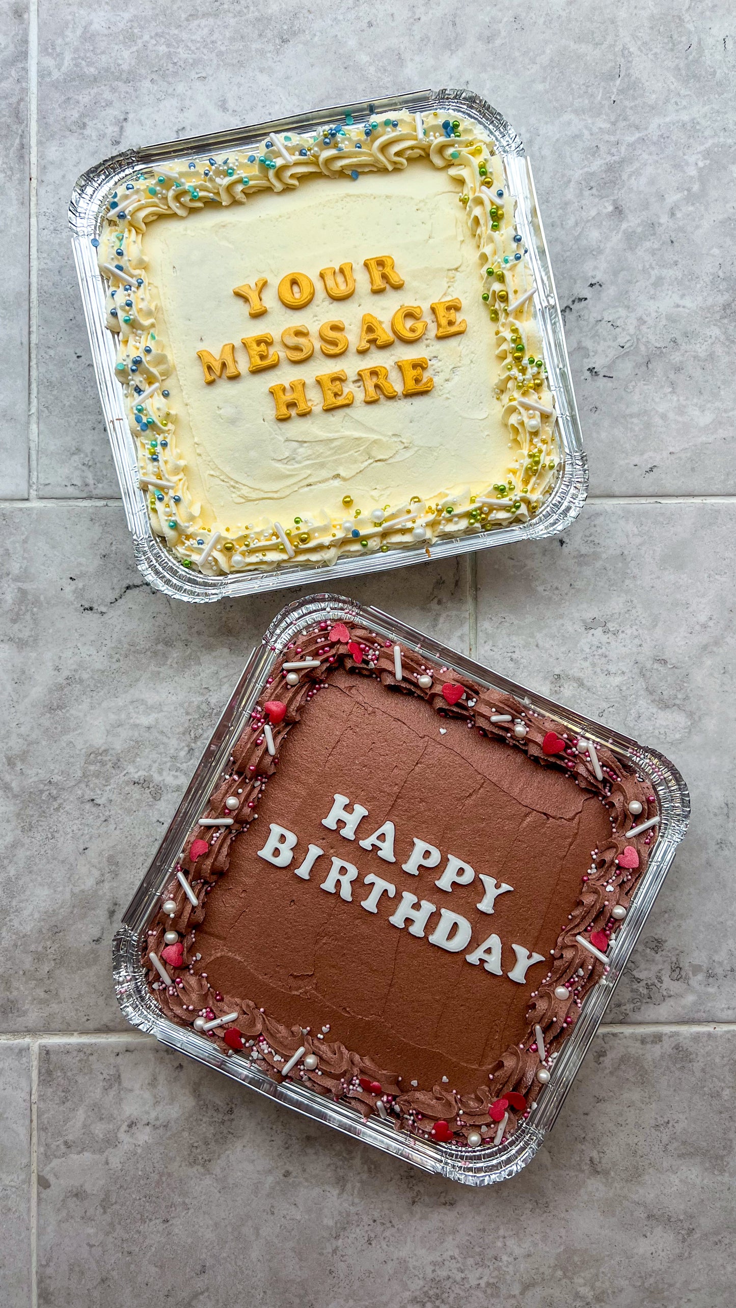 Customised Celebration Sheet Cake