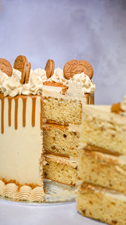 Biscoff Drip Cake