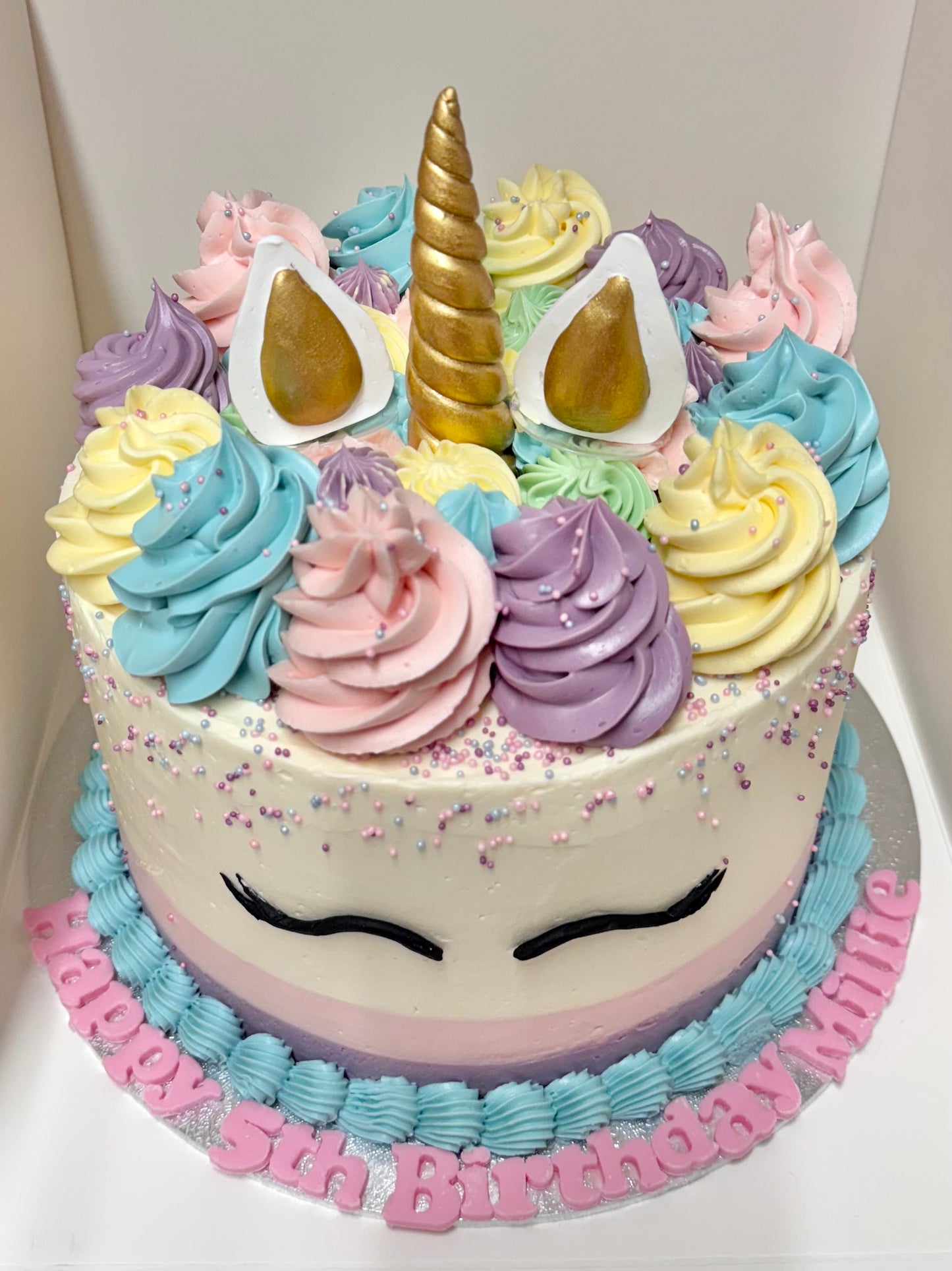 Unicorn Funfetti Cake