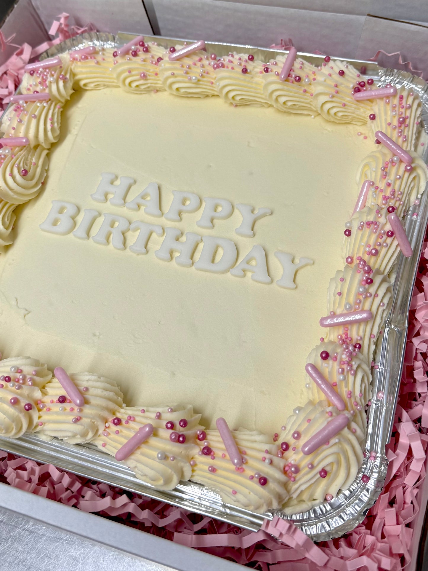 Customised Celebration Sheet Cake