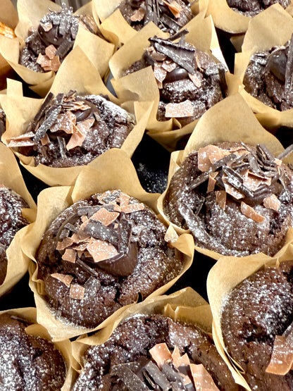 Double Chocolate Orange Filled Muffins