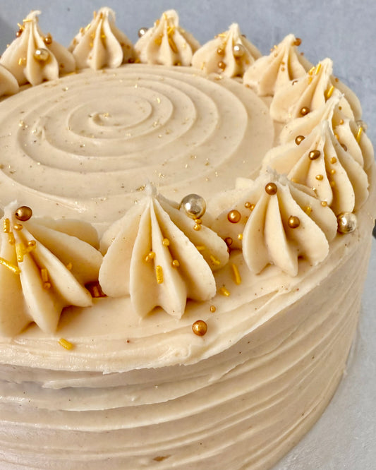 Carrot Cake + Brown Butter Maple Cream Cheese Frosting