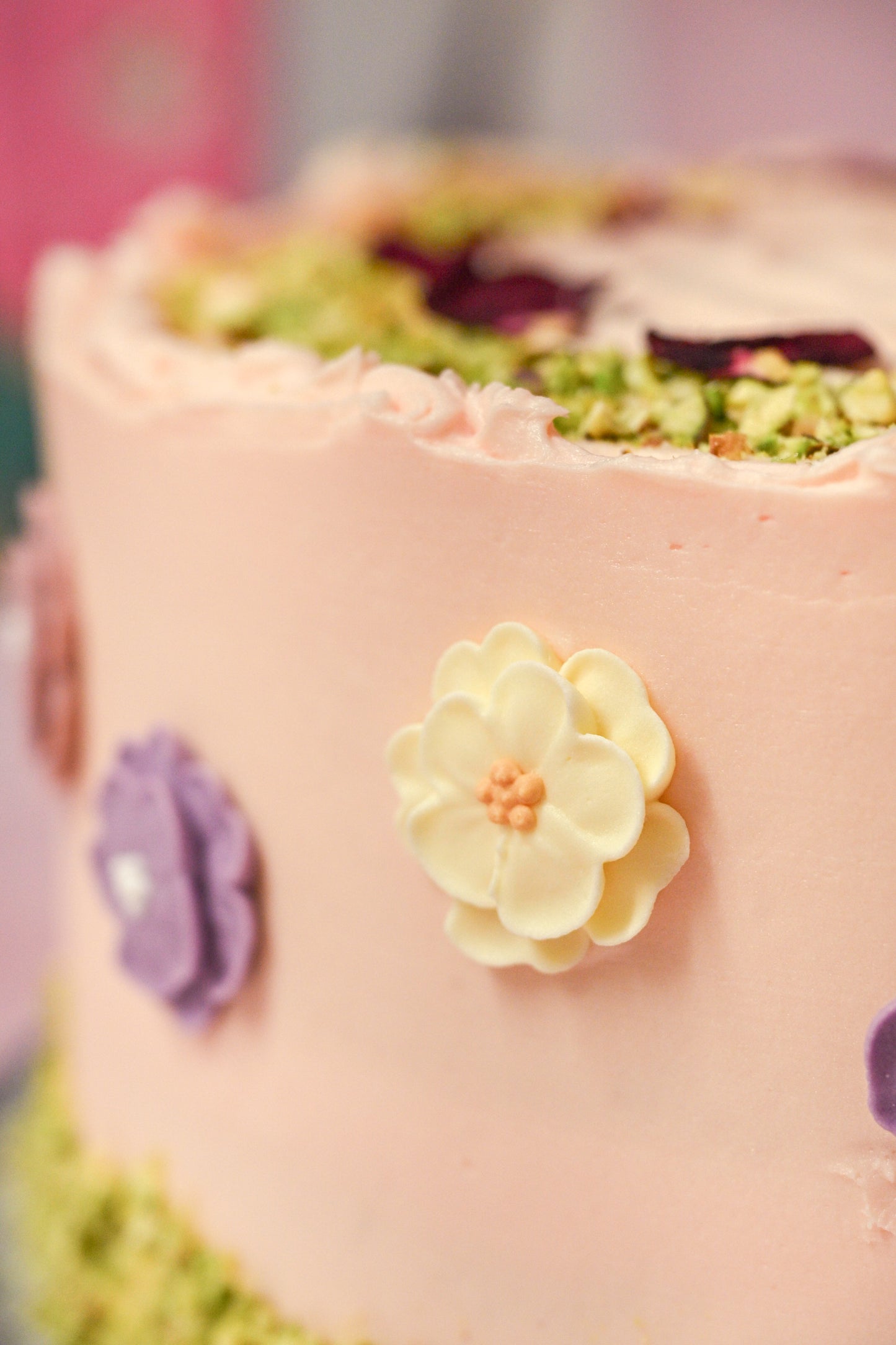 Pistachio & Rose Cake