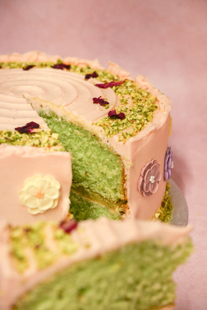 Pistachio & Rose Cake