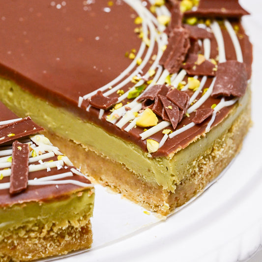 Dubai Pistachio Chocolate Tart