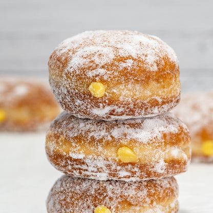 Vanilla Custard Filled Donuts