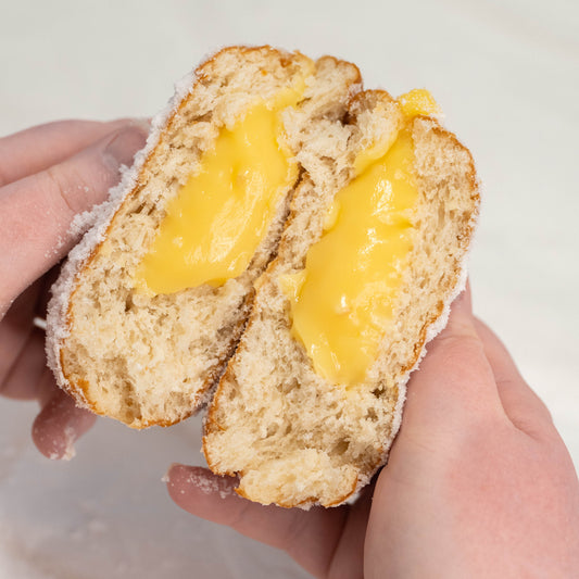 Vanilla Custard Filled Donuts