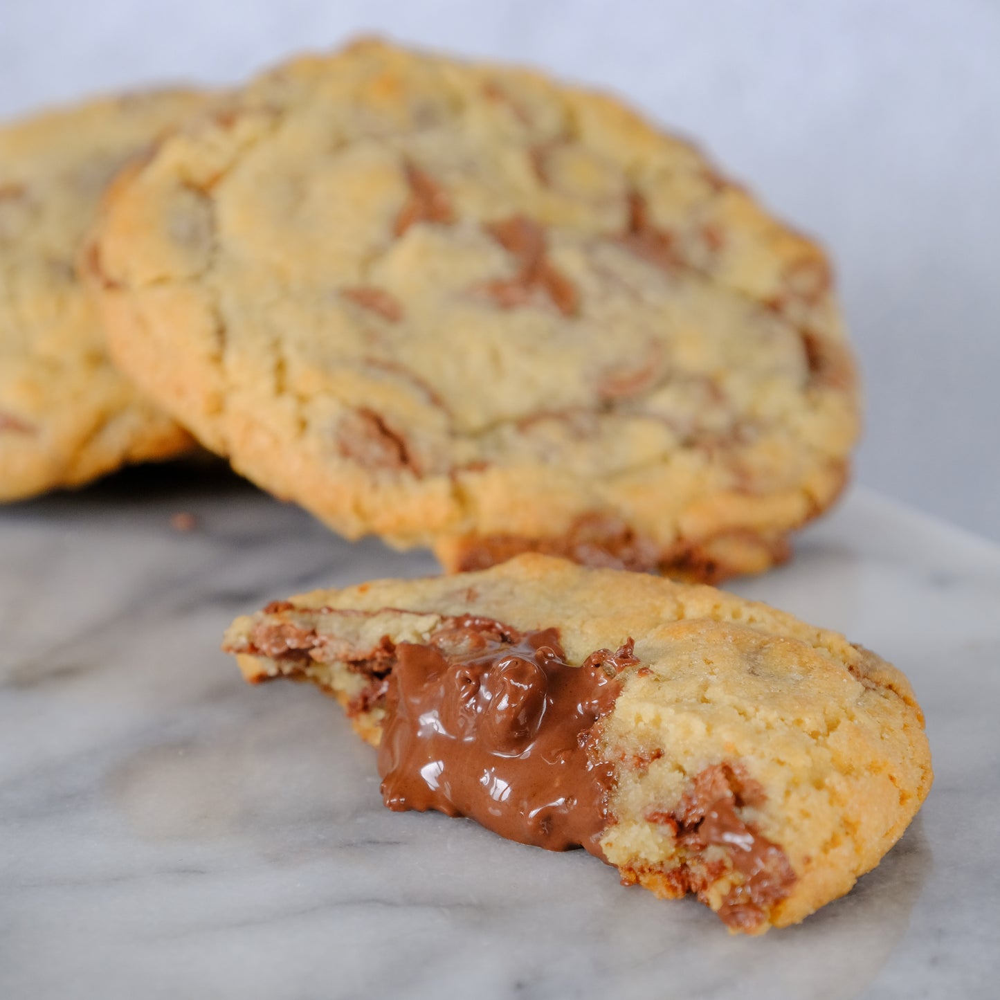 Nutella Stuffed Cookies