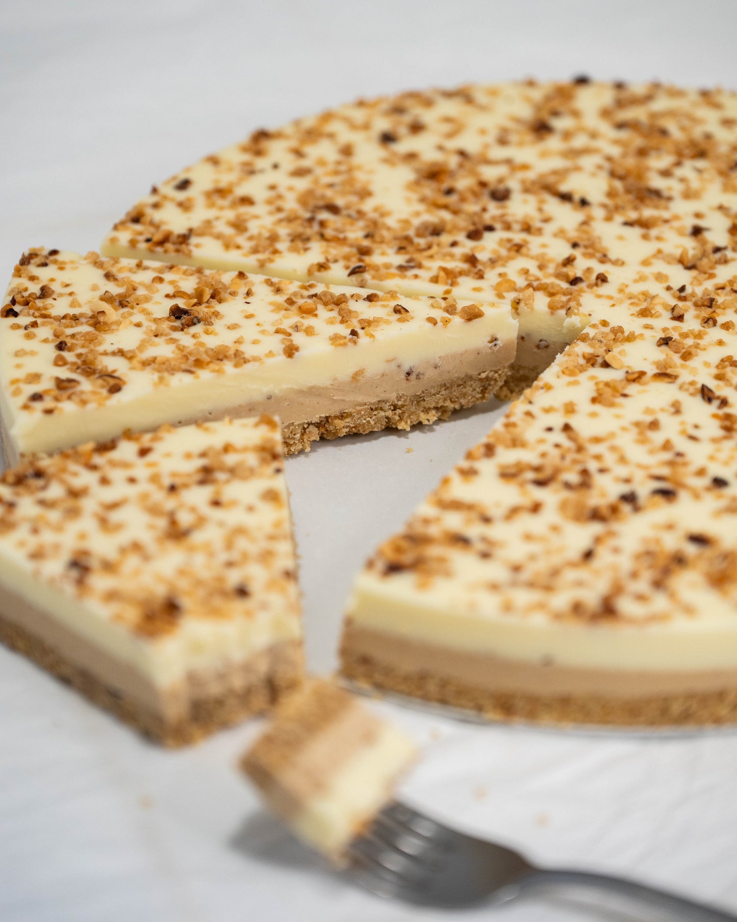 Kinder White Chocolate Tart