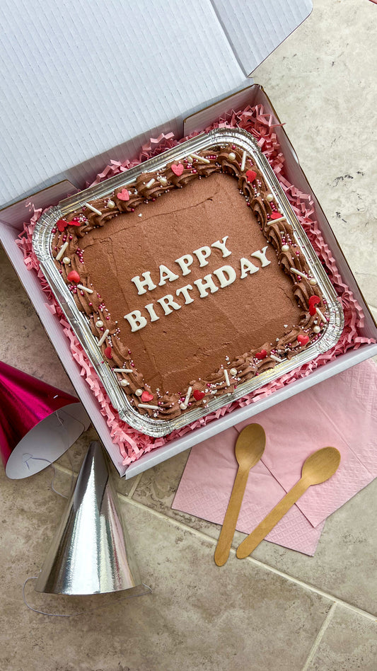 Customised Celebration Sheet Cake