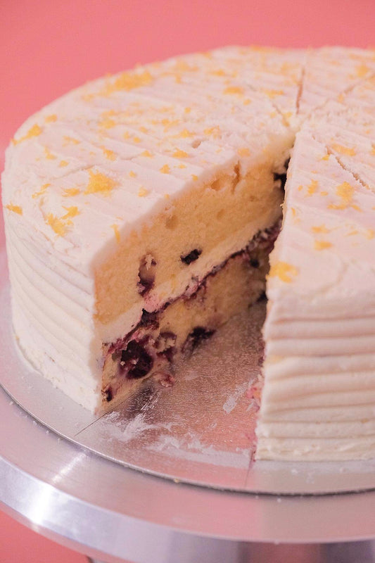 Lemon & Blueberry Sponge Cake