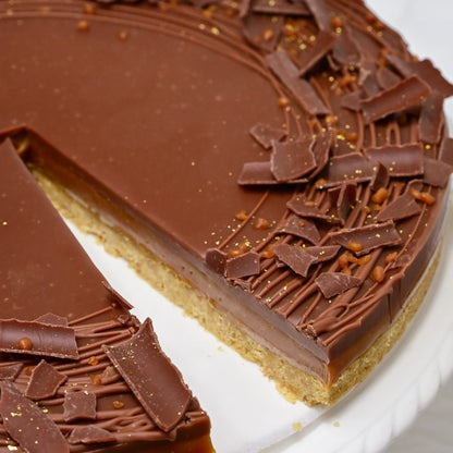 Caramel & Milk Chocolate Tart
