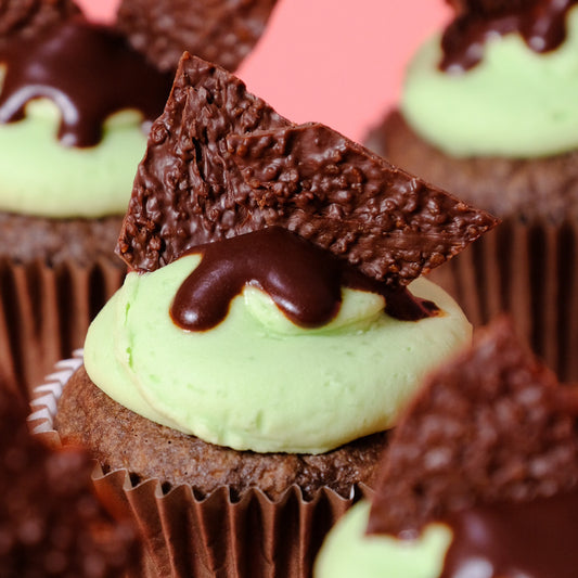 Mint Crisp Cupcakes