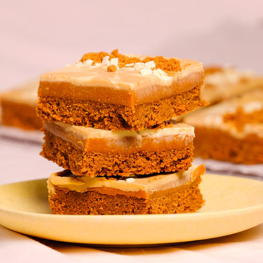 Biscoff & Caramel Slice