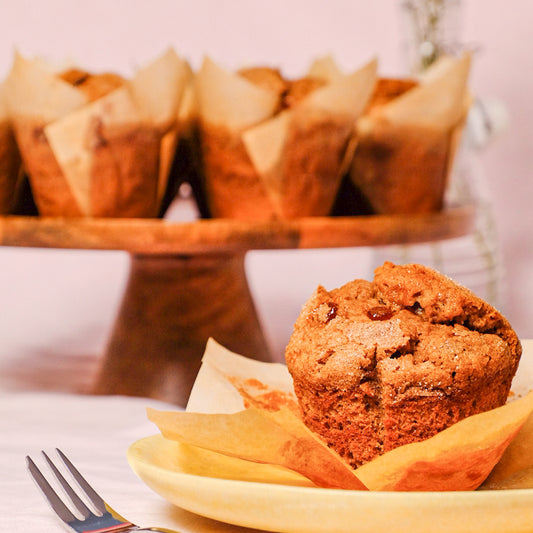 Toffee Fudge Muffins